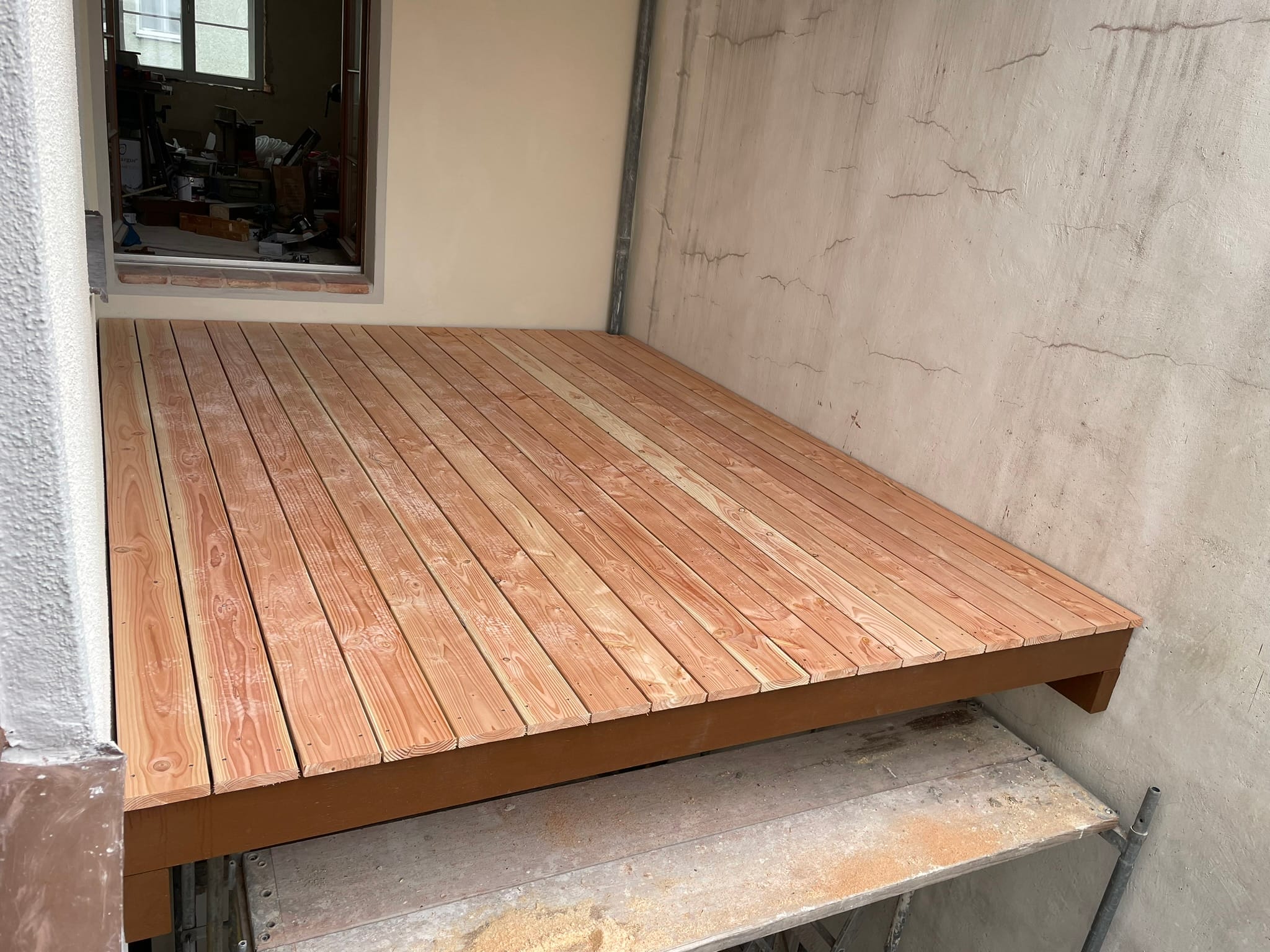 Holzbalkon, Bild 1