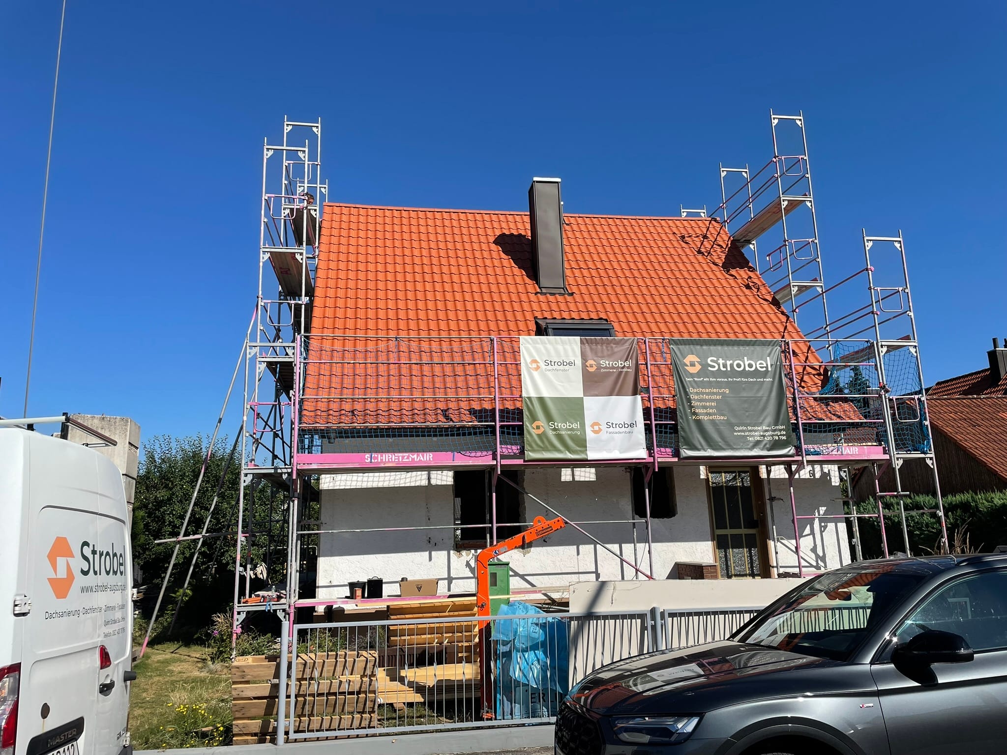 Einfamilienhaus, frische Eindeckung